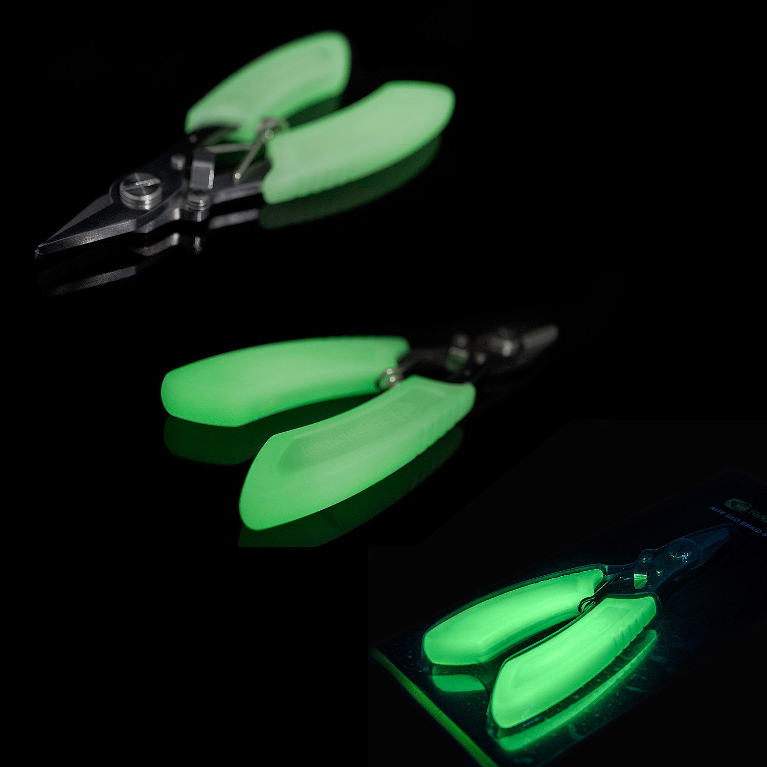 RidgeMonkey Nite Glow Braid Scissors Glowing