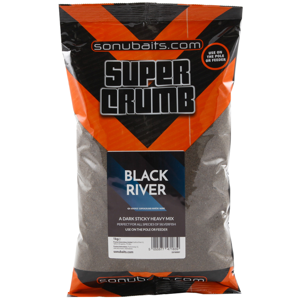 Sonubaits Supercrumb Black River Groundbait 1kg