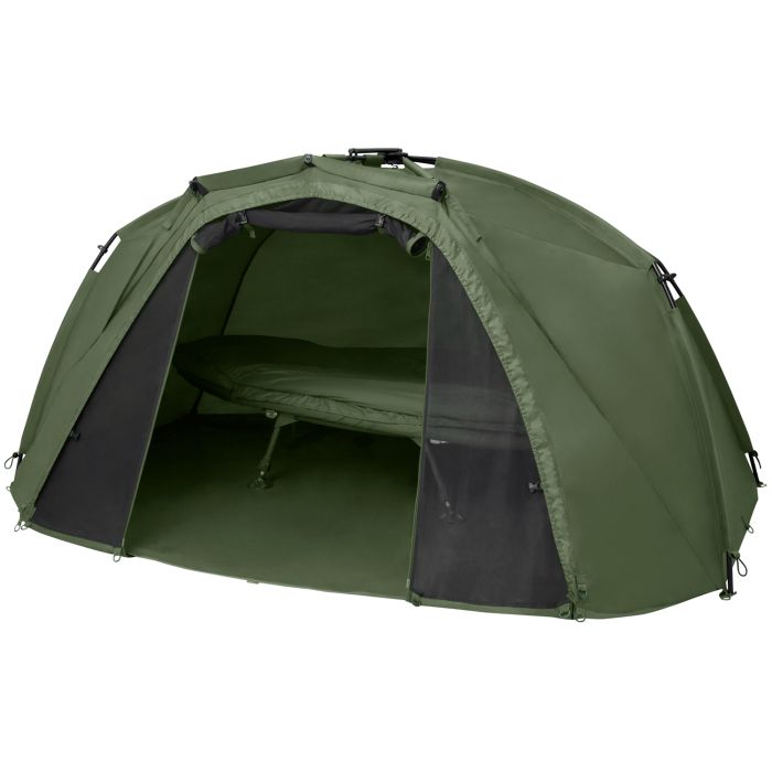 Trakker Tempest Brolly V2 Insect Panel Rolled Up