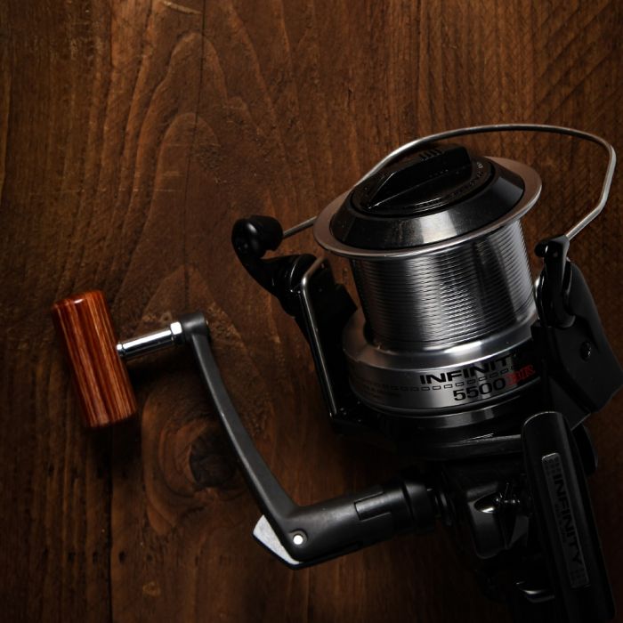 Daiwa Infinity X BR Reel Close Above View 2