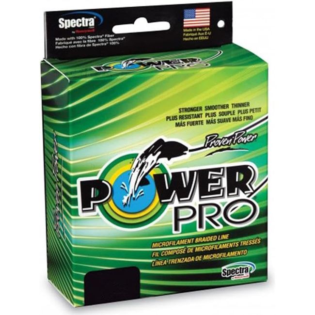 Ligne Tressée PowerPro Braided Line 1370m - Moss Green