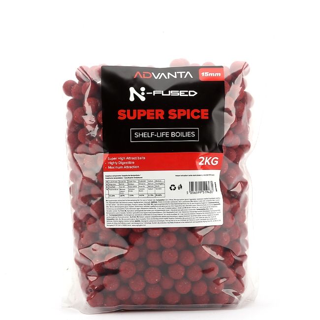 Advanta N-Fused Shelf-Life Boilies - Super-Spice