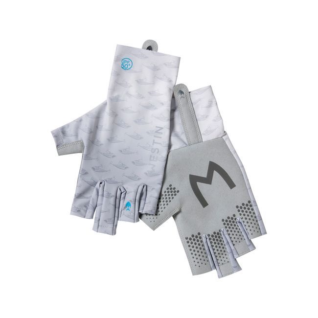 Gant Westin Solar UPF Half Finger Gloves - Grey