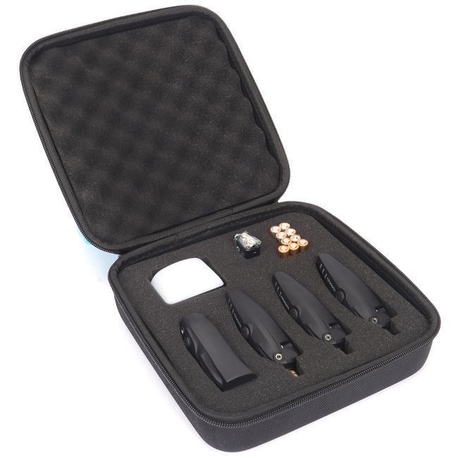 Détecteur de Touche Advanta Bite Alarm & Receiver Set 3+1 Including Bivvy Light Blue