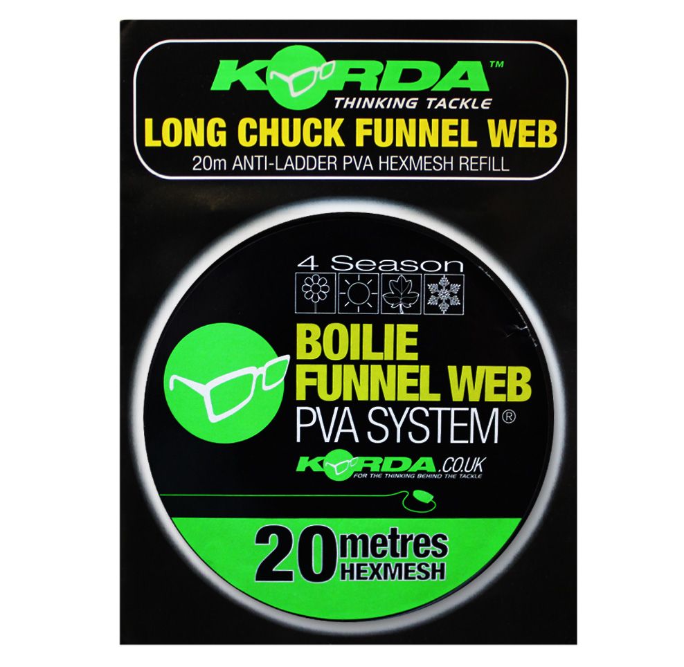 Recharge Filet Soluble Korda Boilie Funnel Web 20m