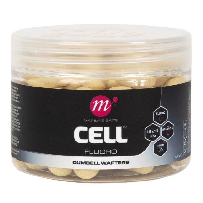 Mainline Cell Fluoro Dumbell Wafters White