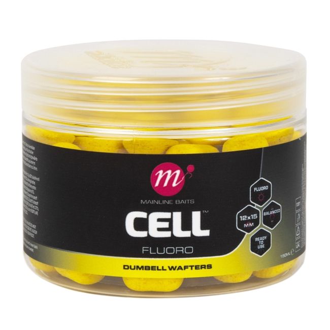 Mainline Cell Fluoro Dumbell Wafters Yellow