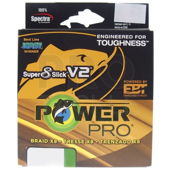 Ligne Tressée PowerPro Super 8 Slick V2 Braided Line 2740m - Aqua Green