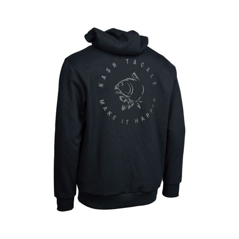 Sweat Nash Make It Happen Carp Logo Hoodie - Black