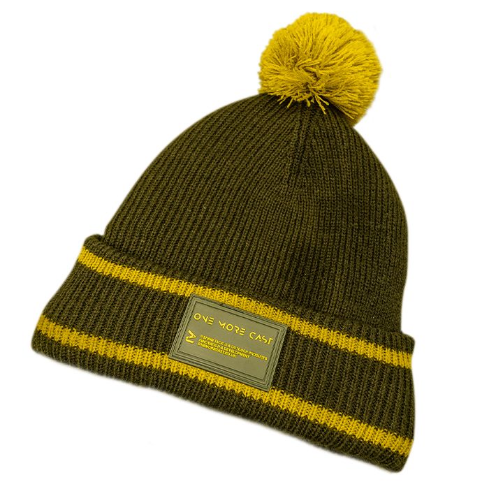 OMC Bobble Green / Mustard Beanie