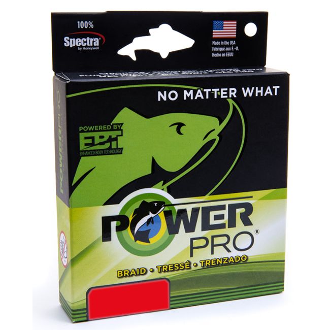 Ligne Tressée PowerPro Braided Line 2740m - Vermillion Red