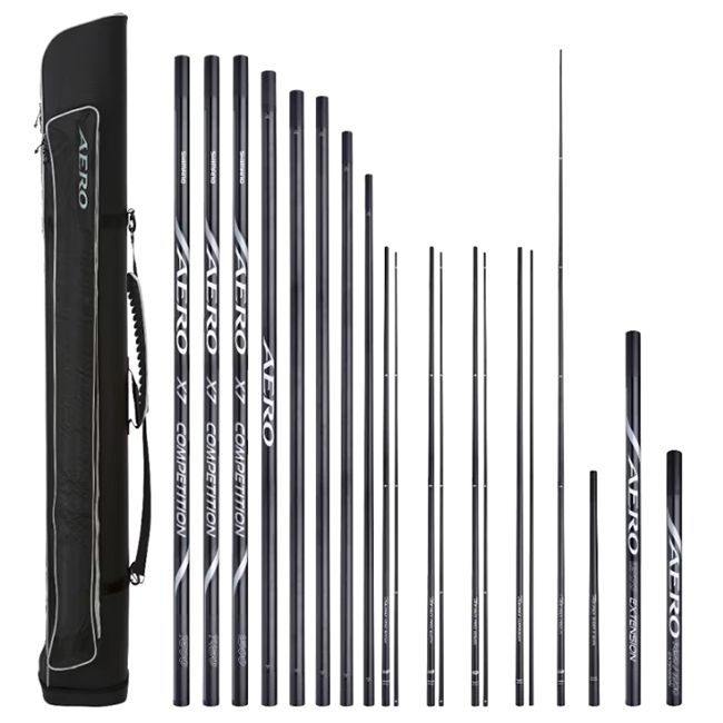Canne à Emmanchement Shimano Aero X7 Competition Pole Package 16m