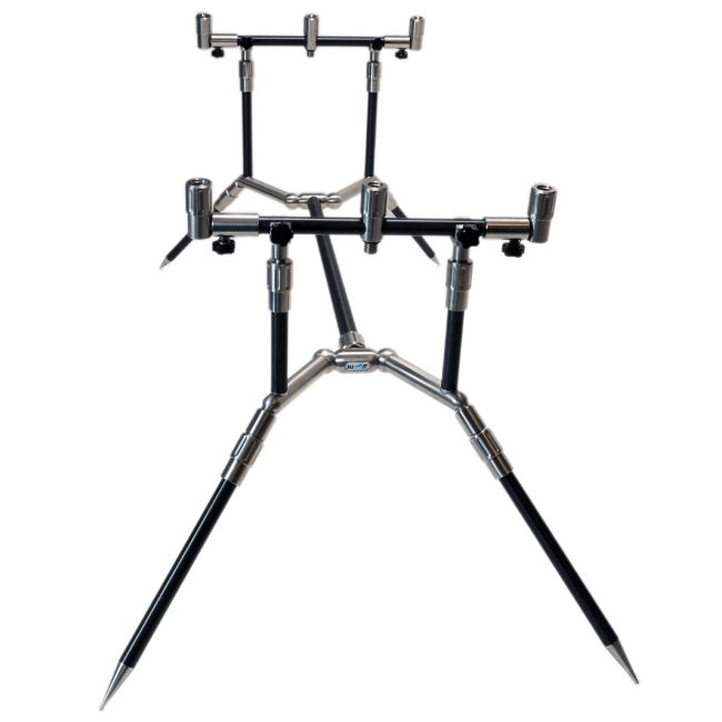 Summit Tackle Black Aluminium & Stainless Rod Pod Kit