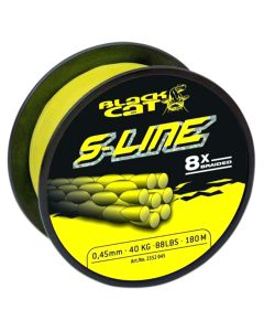 Black Cat S-Line Braided Mainline - Yellow