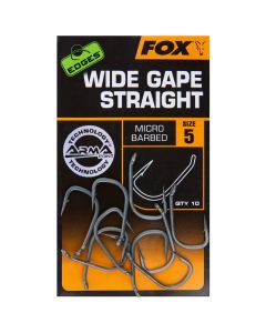 Fox Edges Wide Gape Straight Hook