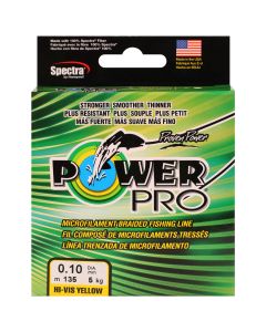 PowerPro Yellow Braided Mainline