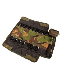 Advanta Heavy Duty Bivvy Peg Set x14 & Rubber Mallet + Camo Roll