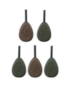 Advanta Inline Flat Pear Carp Leads - Pack of 5