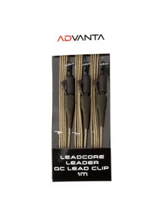 Advanta Leadcore Leader QC Lead Clip 1m - Pack of 3