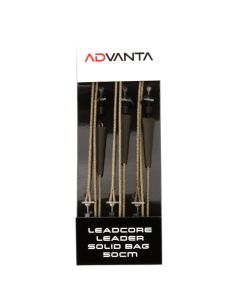 Advanta Leadcore Leader Solid Bag 50cm - Pack of 3