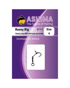 Ashima 887 Heavy Carp Fishing Ronny Rig With Pop Up Screw