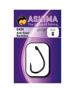 Ashima C425 Anti-Eject Fishing Hooks Barbless