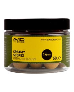 Avid Carp Premium Pop Ups - Creamy Scopex
