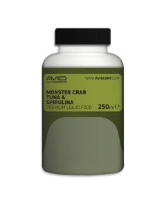 Avid Carp Premium Liquid Food 250ml - Monster Crab Tuna & Spirulina