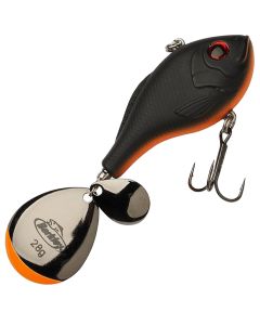 Berkley Pulse Spintail XL Black Orange Lure
