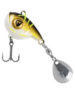 Fox Rage Ultra UV Big Eye Spin Tail Black & Gold Lure