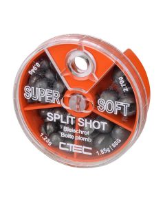 C-Tec Super Soft Split Shot 4 Compartments