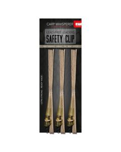 Carp Whisperer Safety Fishing Clip Leaders