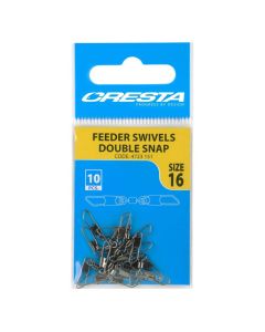 Cresta Feeder Swivels Double Snap