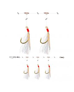 Daiwa GrandWave Cod & Pollack Rig With Fishskin White