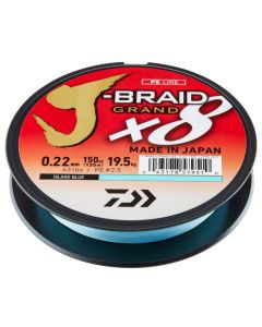 Daiwa J-Braid Grand X8 Braided Line Blue 135m