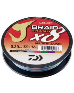 Daiwa J-Braid Grand X8 Multi Colour 1500m