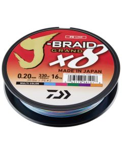 Daiwa J-Braid Grand X8 Multi Colour 150m
