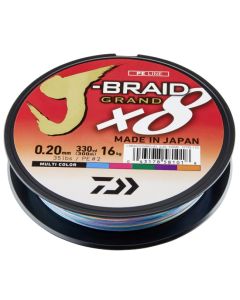 Daiwa J-Braid Grand X8 Multi Colour 3000m