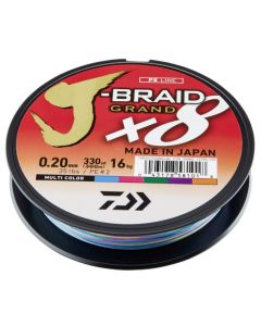 Daiwa J-Braid Grand X8 Multi Colour 300m