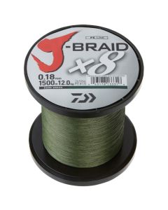 Daiwa J-Braid X8 Braided Line Dark Green 150m