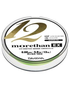 Daiwa Morethan 12 Braid EX+Si Lime Green 135m