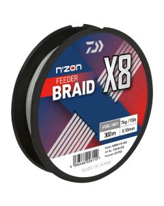 Daiwa N'Zon X8 Braid Steel Grey 300m