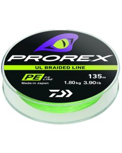 Daiwa Prorex UL Finesse Braided Line Chartreuse 135m