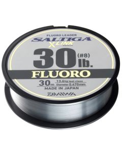 Daiwa Saltiga X'Link Fluorocarbon Leader Line Clear 30m