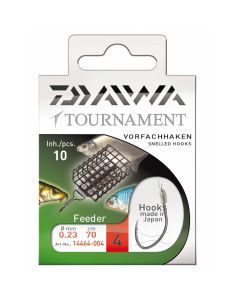 Daiwa Tournament Silver Feeder Hooks To Nylon 70cm