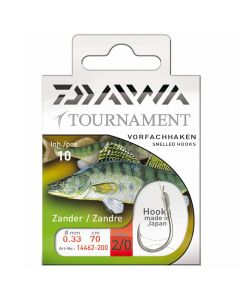 Daiwa Tournament Silver Zander Hooks To Nylon 70cm