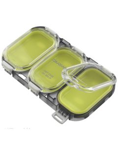 Daiwa Waterproof Sealed Unit Case Green Smoke - 3 Compartments