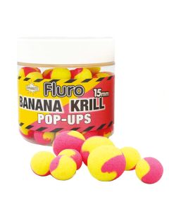 Dynamite Baits Two Tone Krill & Banana Fluro Fishing Pop Ups