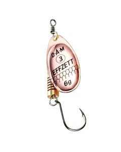 Effzett Single Hook Sinking Copper Spinner Fishing Lure