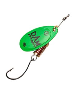 Effzett Single Hook Sinking Green Spinner Fishing Lure